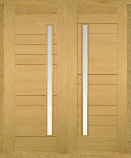 Oslo Oak Double Front Doors